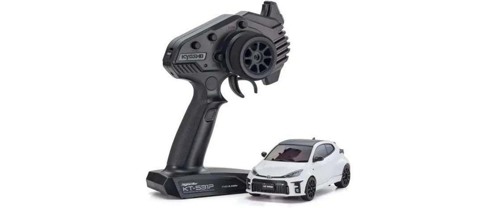 Kyosho MINI-Z MR-04 Toyota Yaris, Weiss ARTR, 1:27