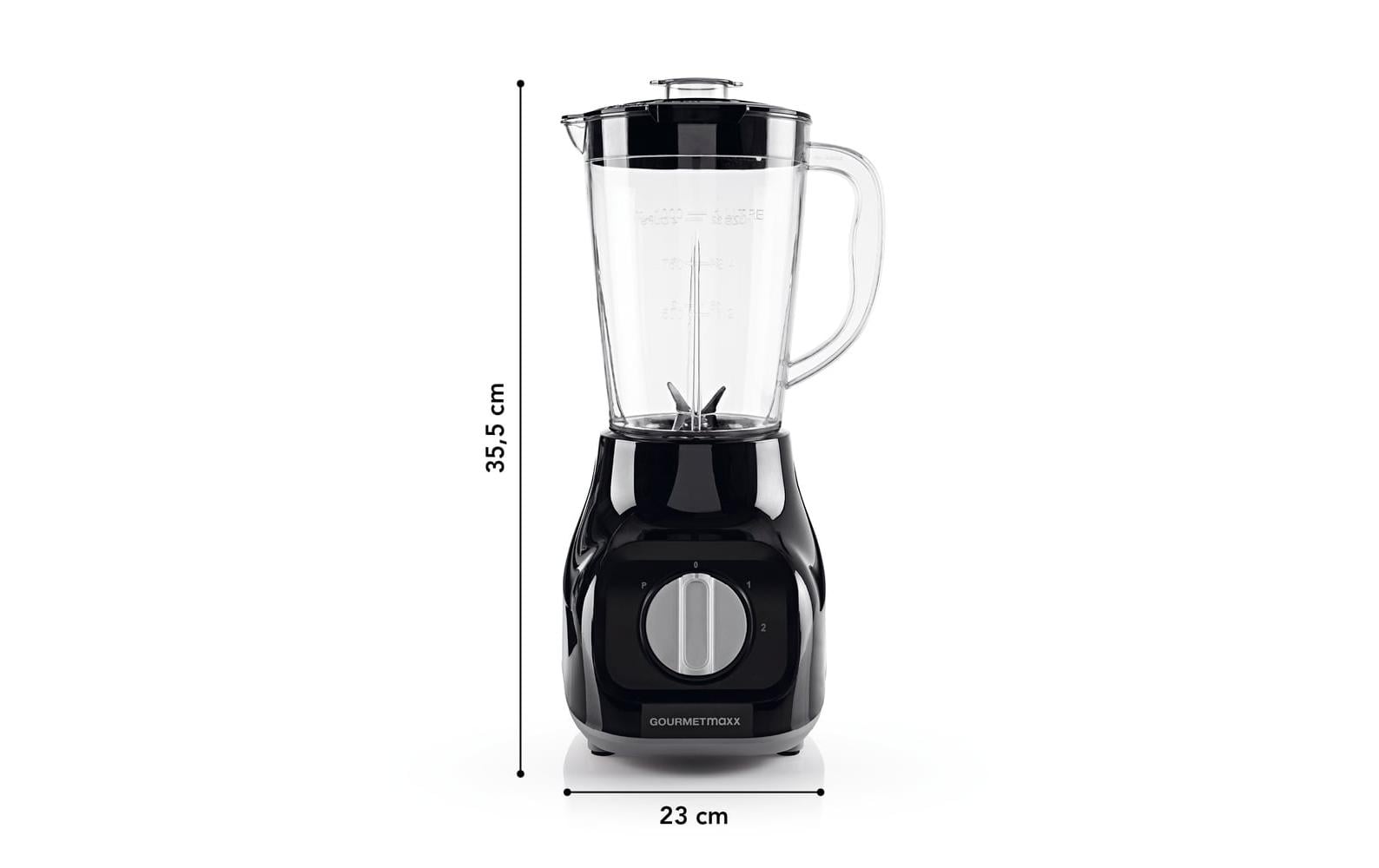 GOURMETmaxx Standmixer Schwarz