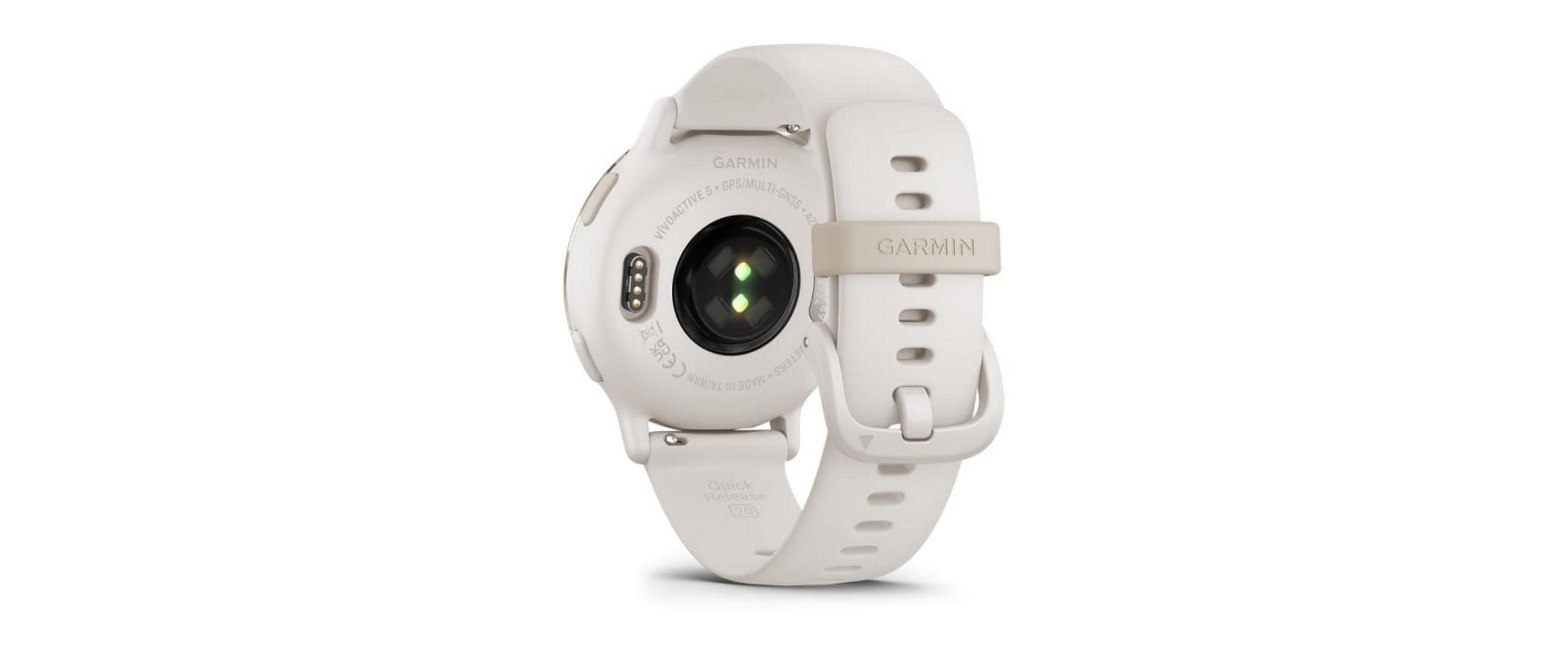 GARMIN GPS-Sportuhr Vivoactive 5 Elfenbein/Cremegold