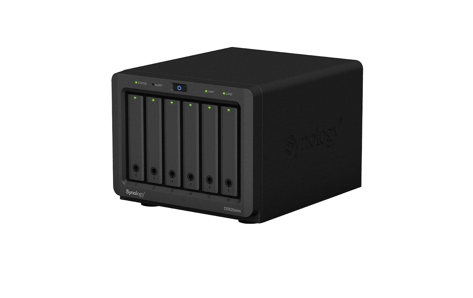 Synology NAS DiskStation DS620 slim, 6-bay Synology NAS DiskStation DS620 slim, 6-bay