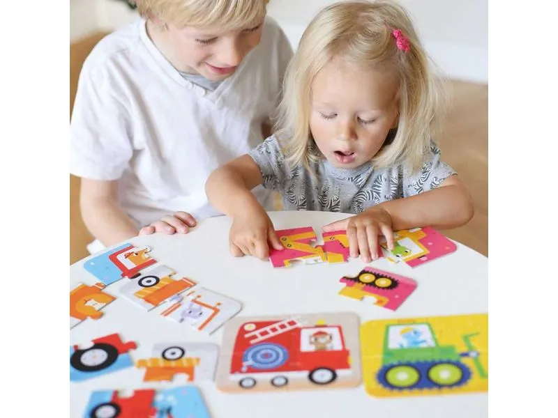 Banana Panda Puzzle On-the-Go Fahrzeuge Pappe 20 Teile