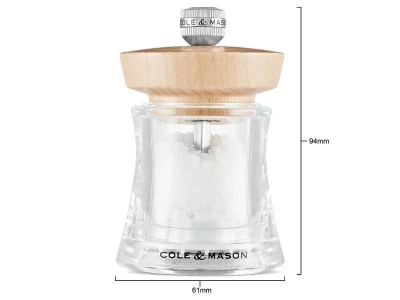 Cole&Mason Salzmühle Holborn 9.5 cm, Beige/Transparent