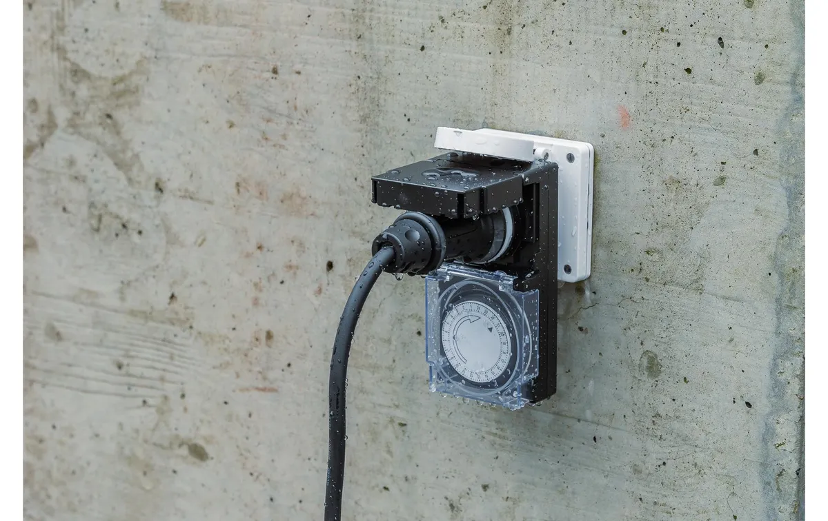 Max Hauri Zeitschaltuhr IP55 24 h Mechanisch Max Hauri Zeitschaltuhr IP55 24 h Mechanisch
