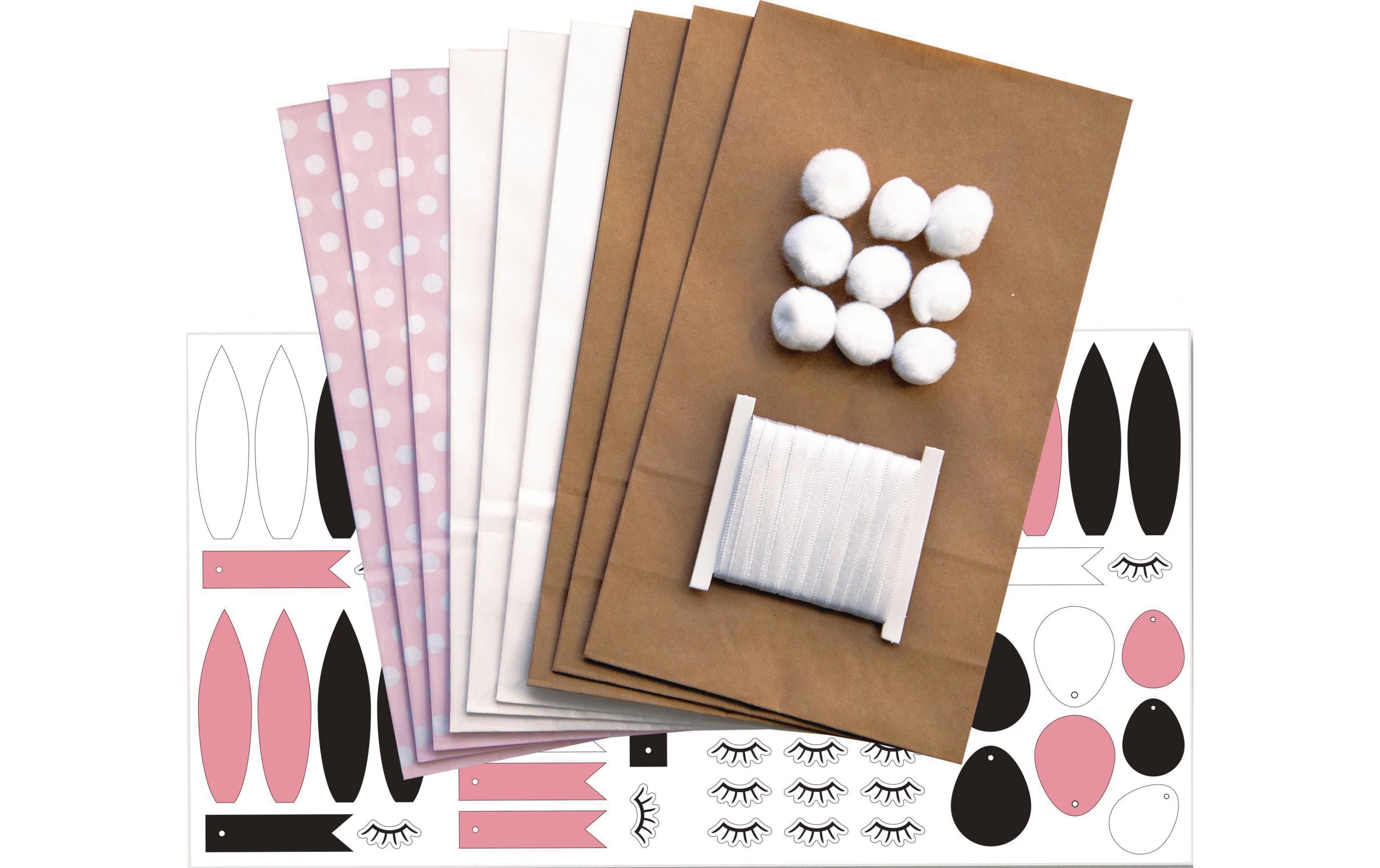 Folia Bastelset Häschen, 9 Stück