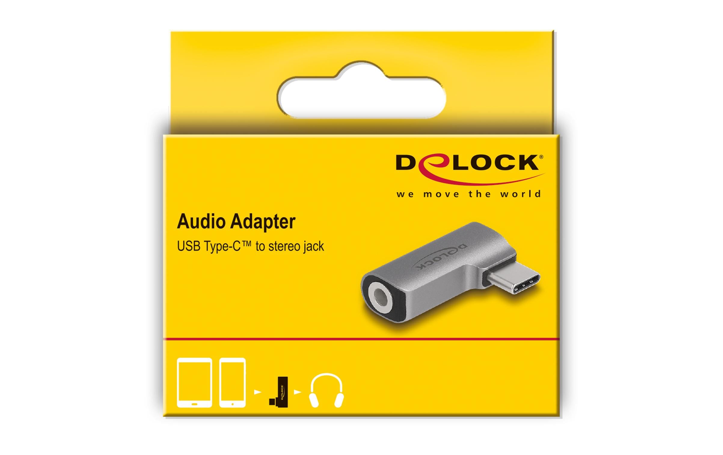 Delock Audio-Adapter USB-C - 3.5 mm Klinke