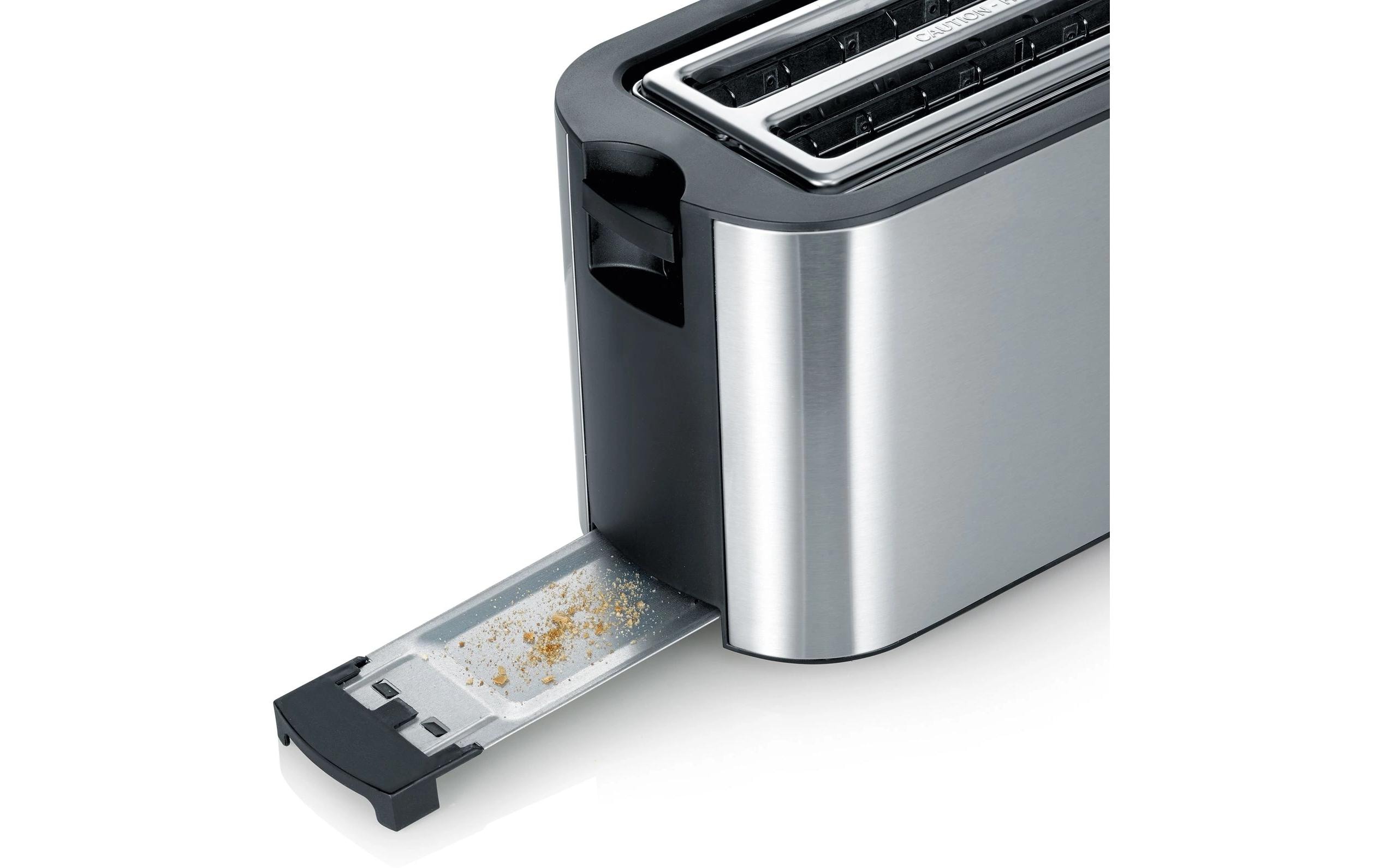 Severin Toaster AT 2590 Schwarz/Silber