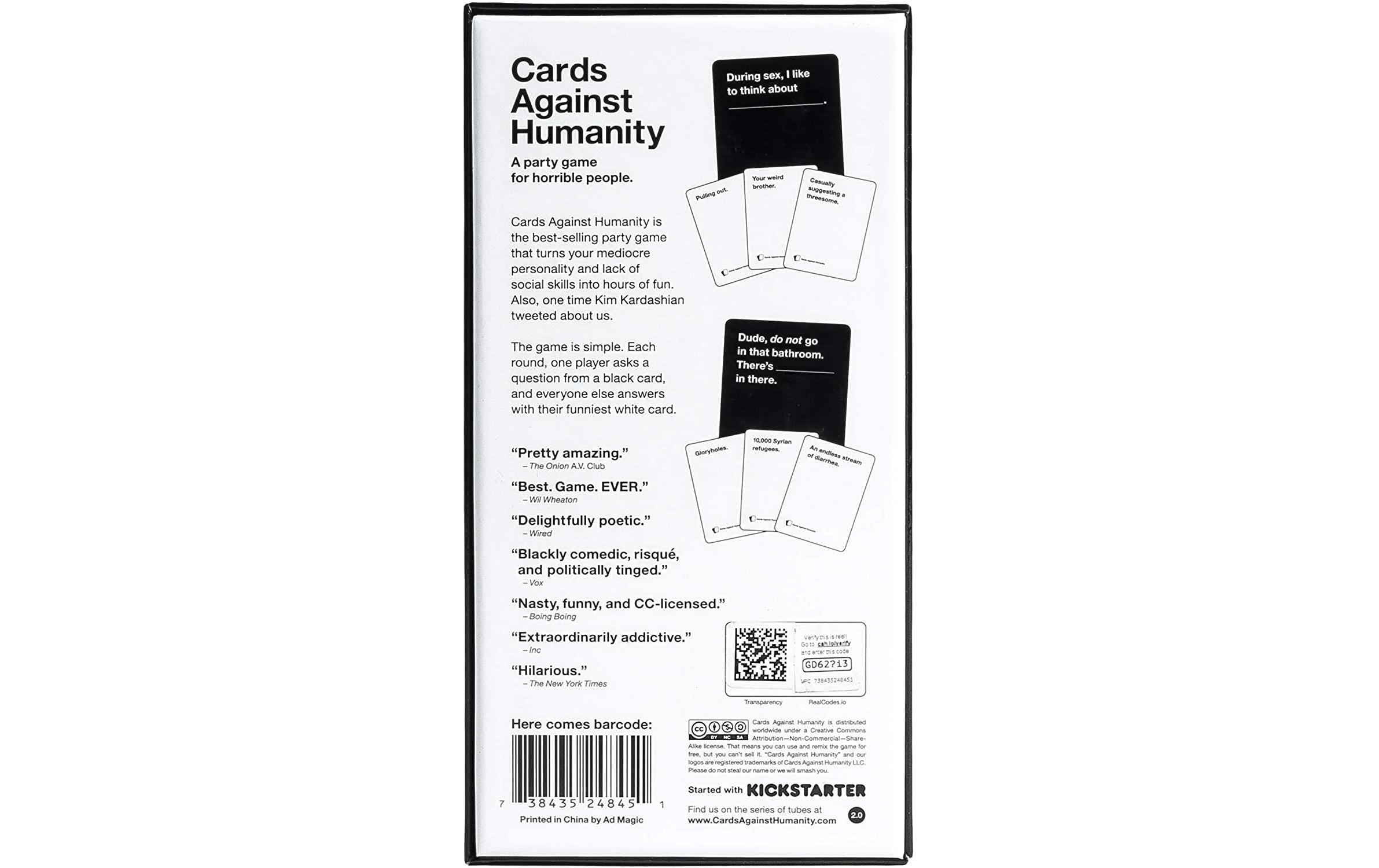Buchzentrum Partyspiel Cards Against Humanity -EN-