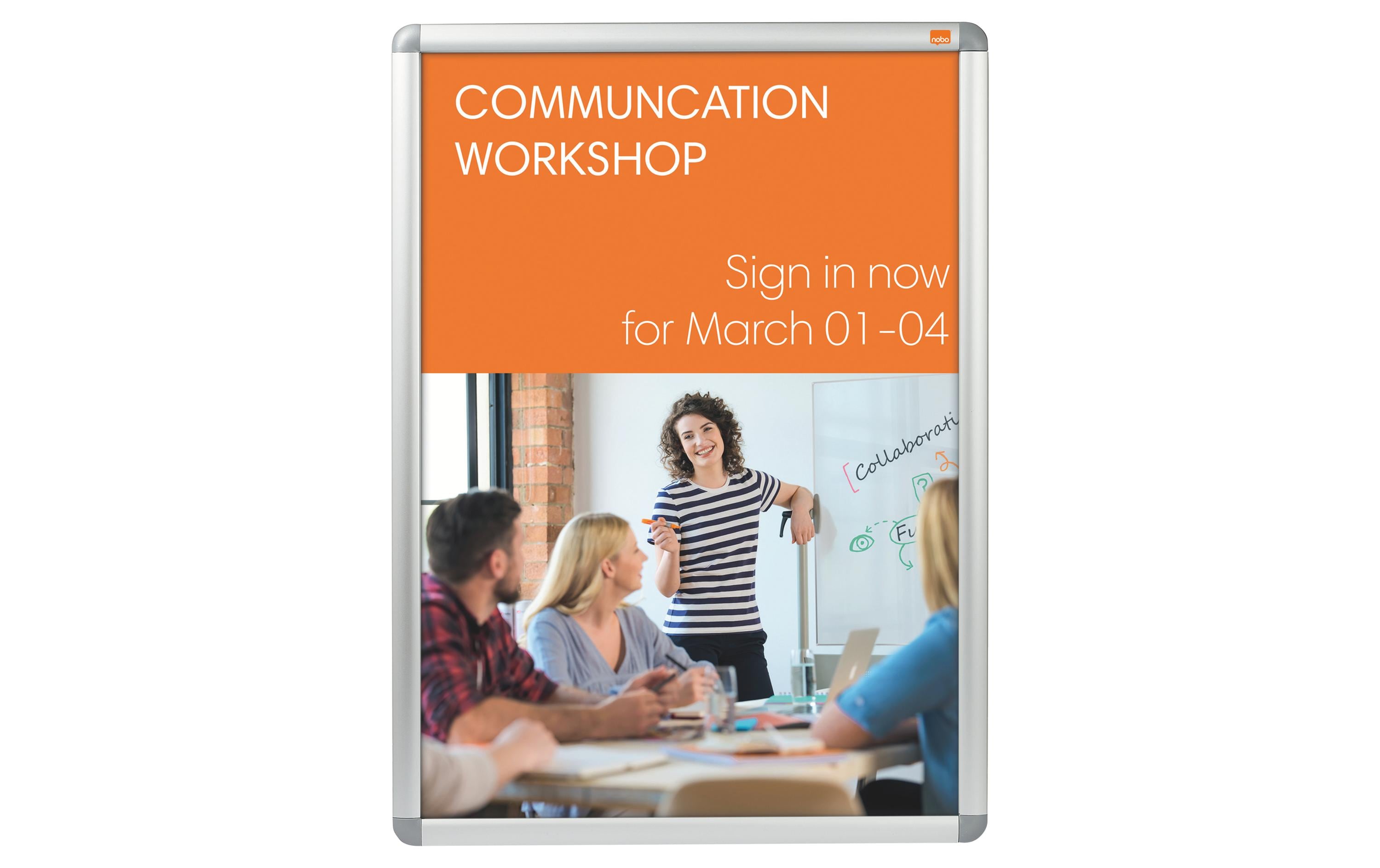 Nobo Premium Plus Plakatrahmen A1, freistehend und doppelseitig Nobo Premium Plus Plakatrahmen A1, freistehend und doppelseitig