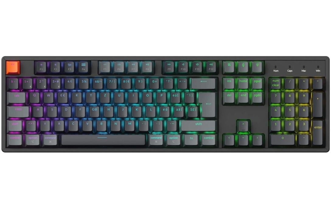 Keychron Gaming-Tastatur K10 QMK Version 2 Red Switch