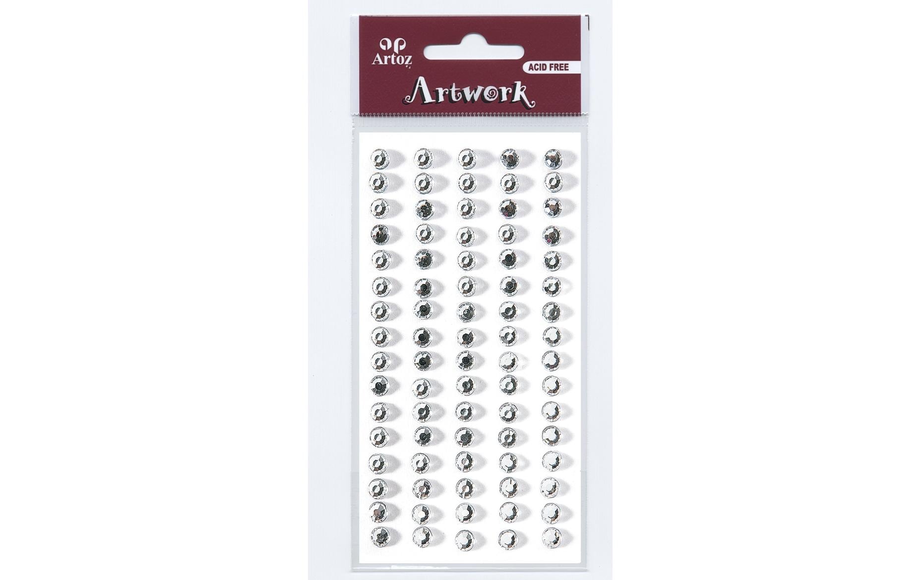 Artoz Glitzersticker Kristall 5 mm, 1 Blatt Artoz Glitzersticker Kristall 5 mm, 1 Blatt