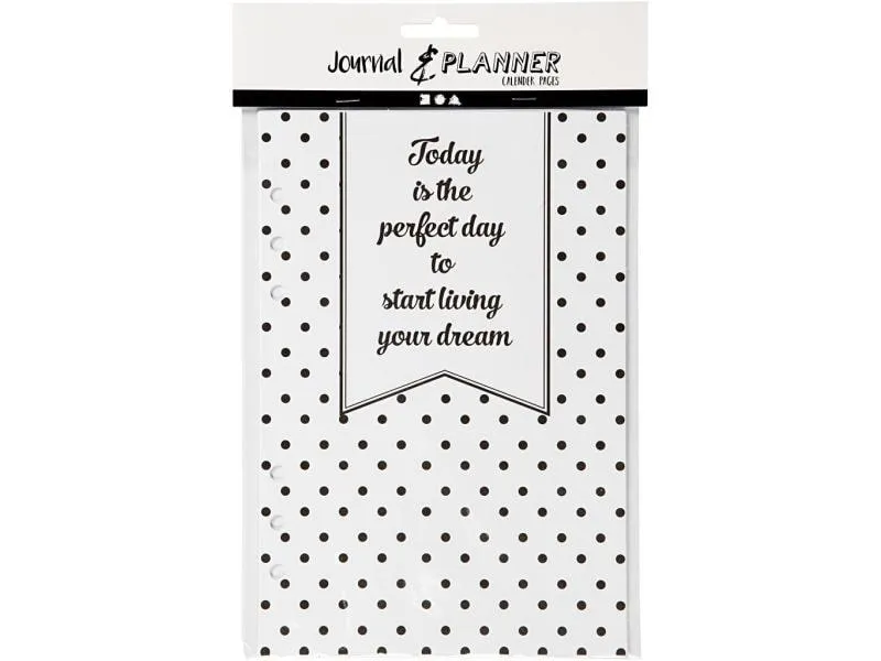 Creativ Company Papiersatzeinlage 5-Wochen-Plan, 142 x 210 mm, 7 Seiten
