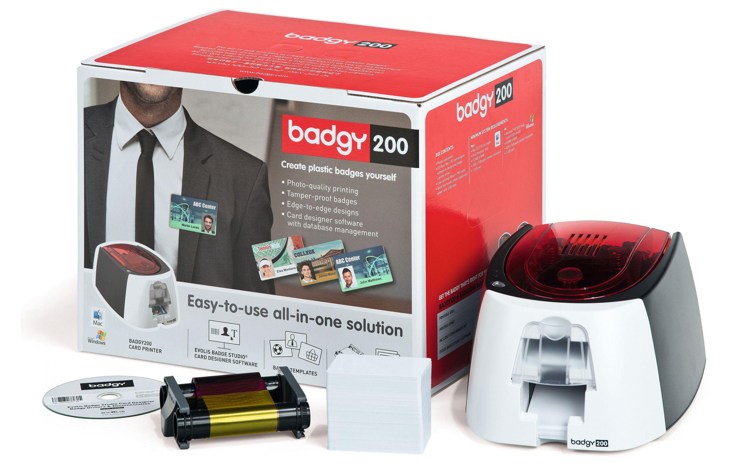 Evolis Kartendrucker Badgy 200
