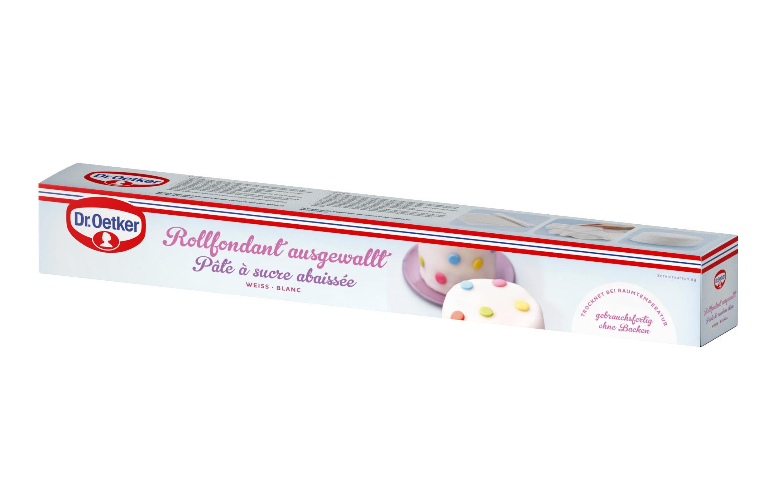 Dr.Oetker Rollfondant Ready Rolled Weiss 450 g
