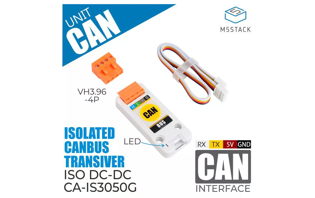 M5Stack CANBus Modul CA-IS3050G M5Stack CANBus Modul CA-IS3050G