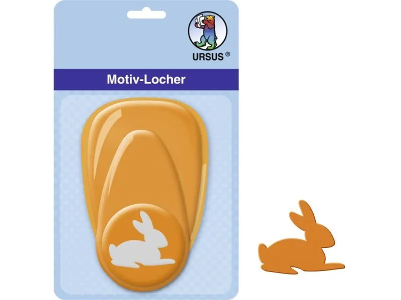URSUS Motivstanzer Hase mittel, 2.54 cm