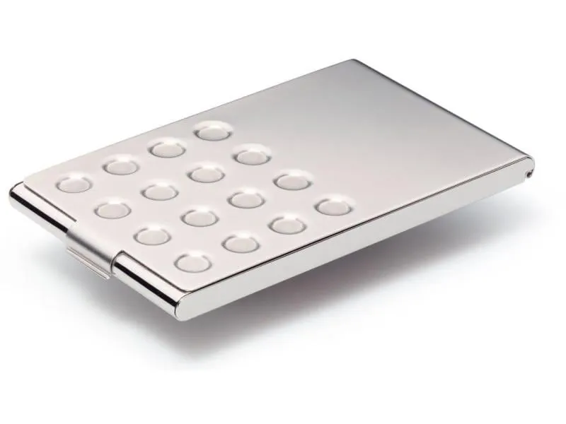 DURABLE Visitenkartenetui Business Card Box Chrome DURABLE Visitenkartenetui Business Card Box Chrome