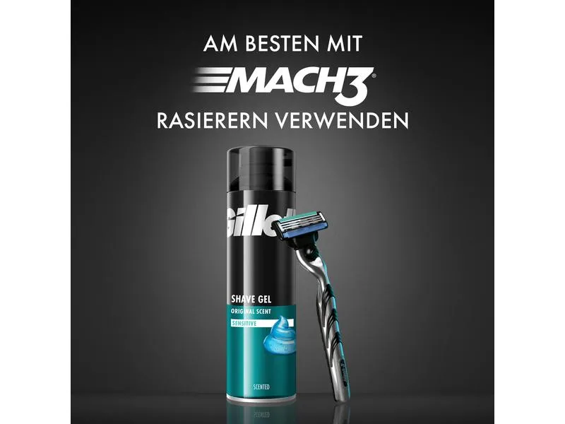 Gillette Rasiergel Sensitive Basis 200 ml1 Stück