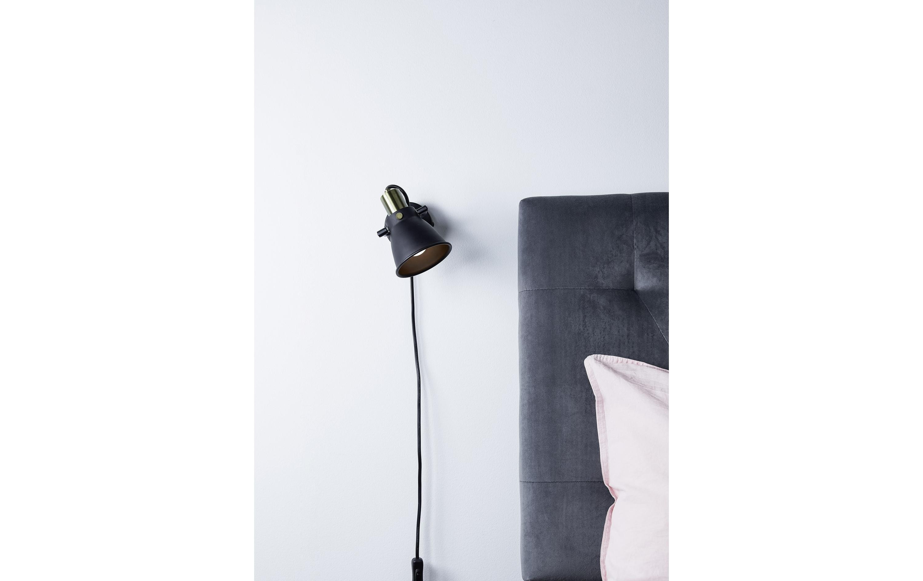 Markslöjd Wandleuchte Alton 1L 1x E14, Schwarz Markslöjd Wandleuchte Alton 1L 1x E14, Schwarz