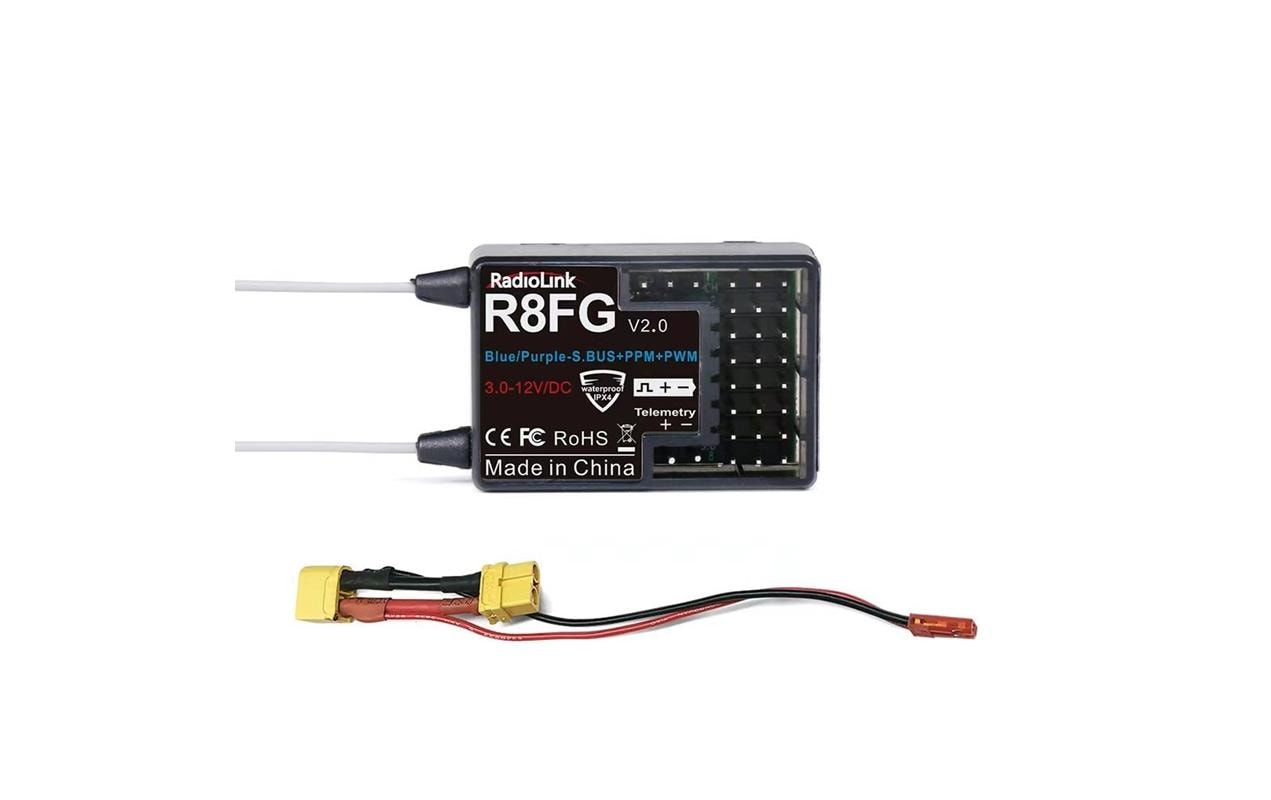RadioLink Empfänger R8FG mit Gyro 8-Kanal RadioLink Empfänger R8FG mit Gyro 8-Kanal
