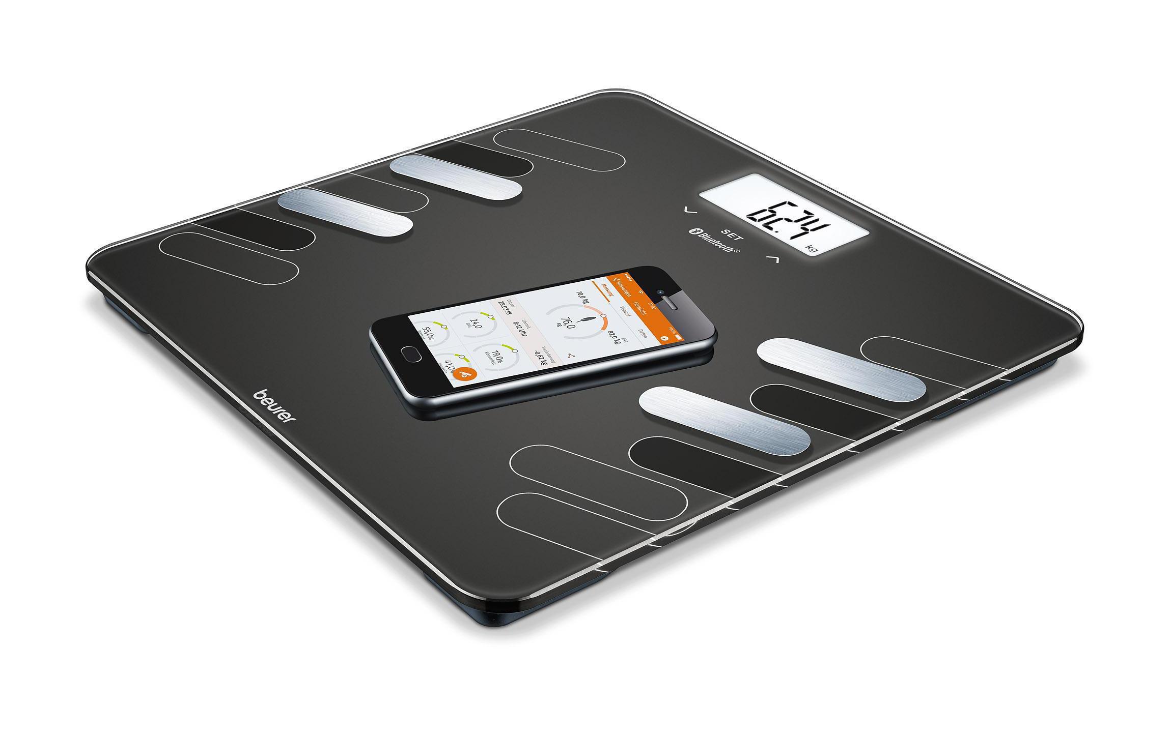 Beurer Körperanalysewaage BF600 Style Schwarz