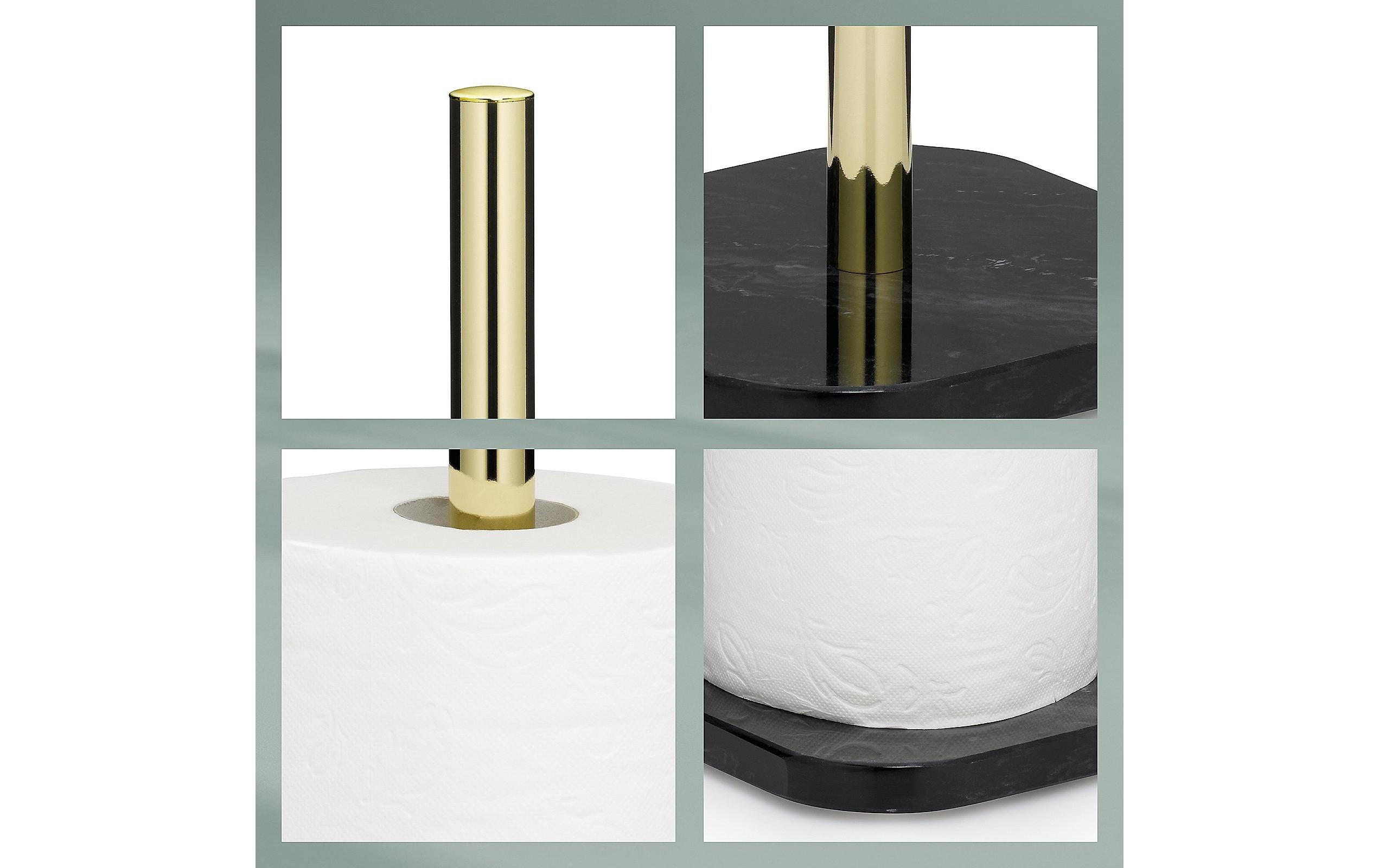 Kela Toilettenpapierhalter Liron 3 Rollen, Schwarz