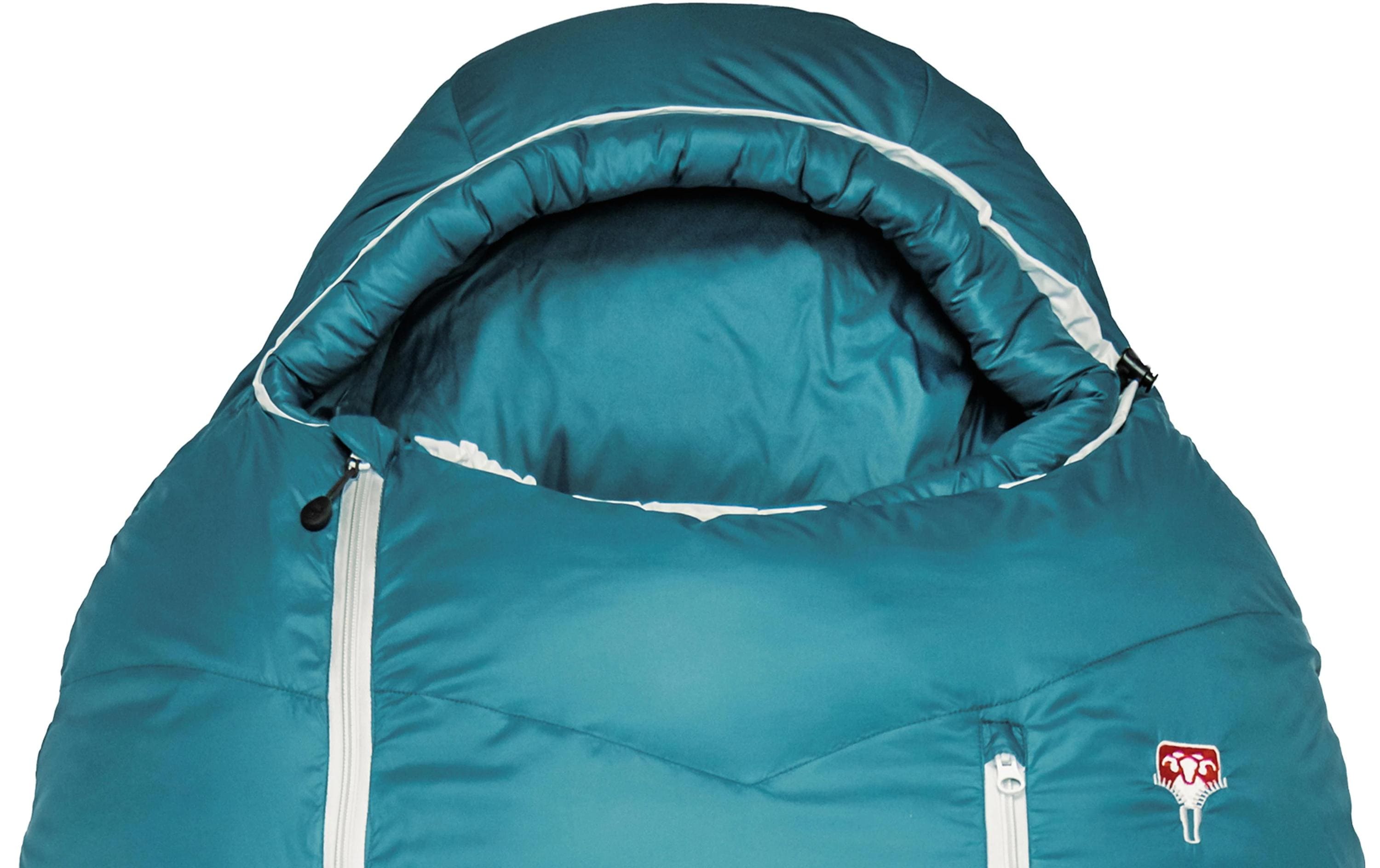 Grüezi Bag Schlafsack Biopod DownWool Subzero 175 Nylon, Autumn Blue