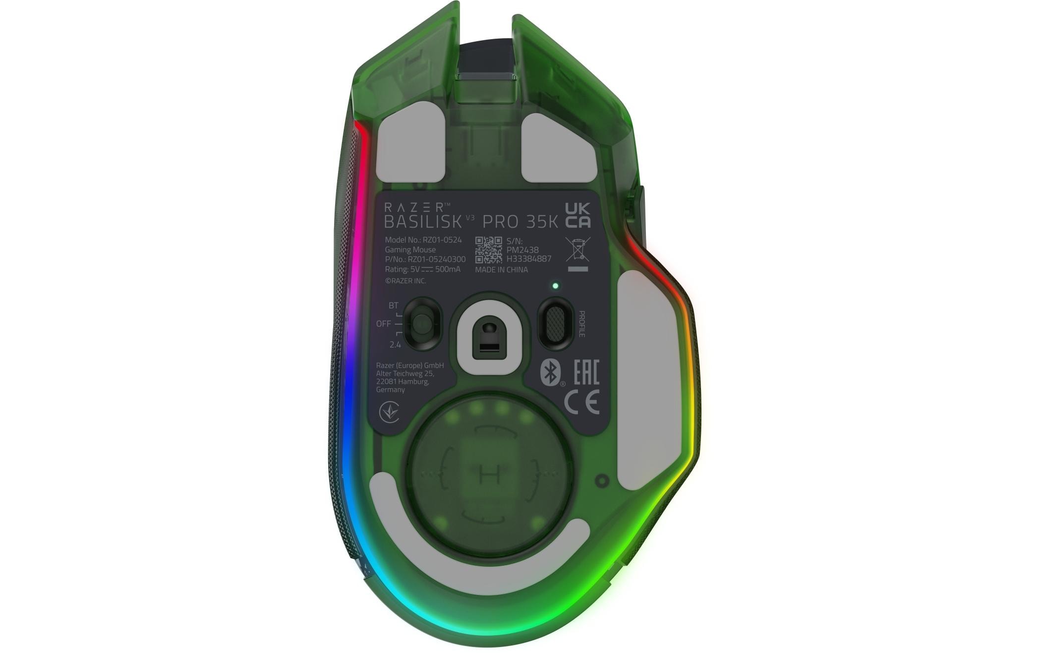 Razer Gaming-Maus Basilisk V3 Pro 35K – Phantom Green Edition