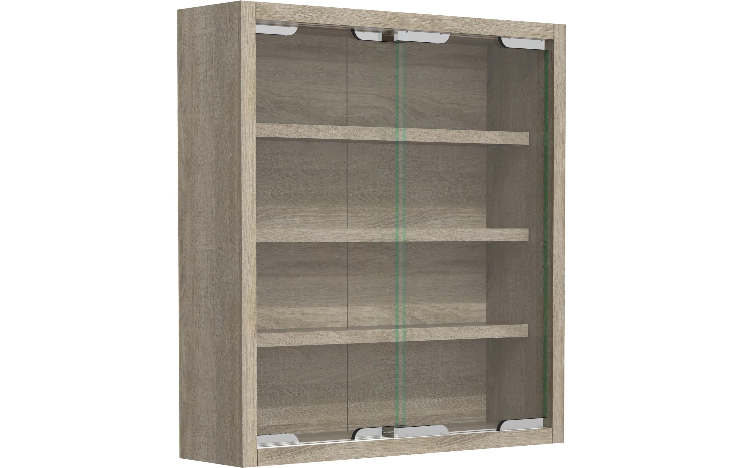 VCM Vitrine Agisa S 37 x 40 cm, Eiche
