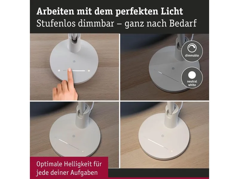 Paulmann Schreibtischleuchte Schreibtischleuchte Weiss matt Paulmann Schreibtischleuchte Schreibtischleuchte Weiss matt