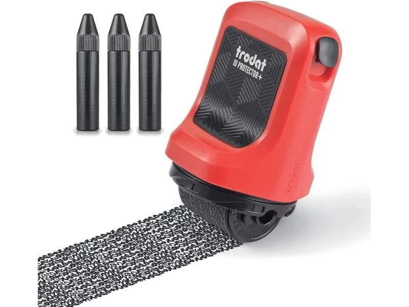 Trodat Stempel ID Protector Rot / Schwarz