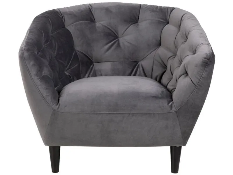 AC Design Sessel Ria Dunkelgrau, 97 x 84 x 78 cm AC Design Sessel Ria Dunkelgrau, 97 x 84 x 78 cm