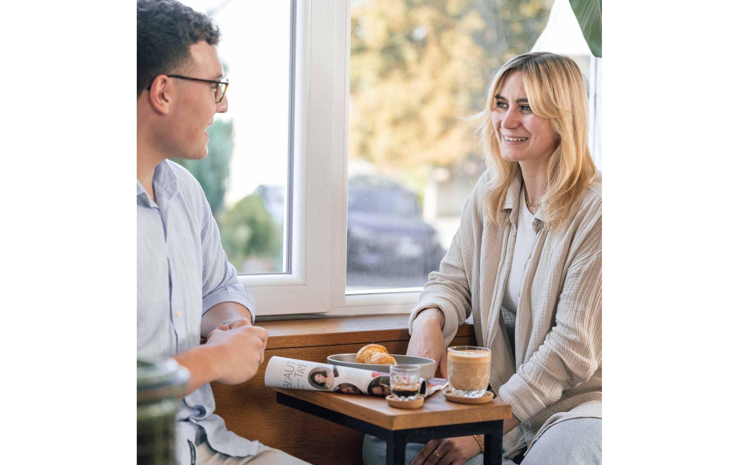 Leonardo Glasuntersetzer Gocce 4 Stück, Braun