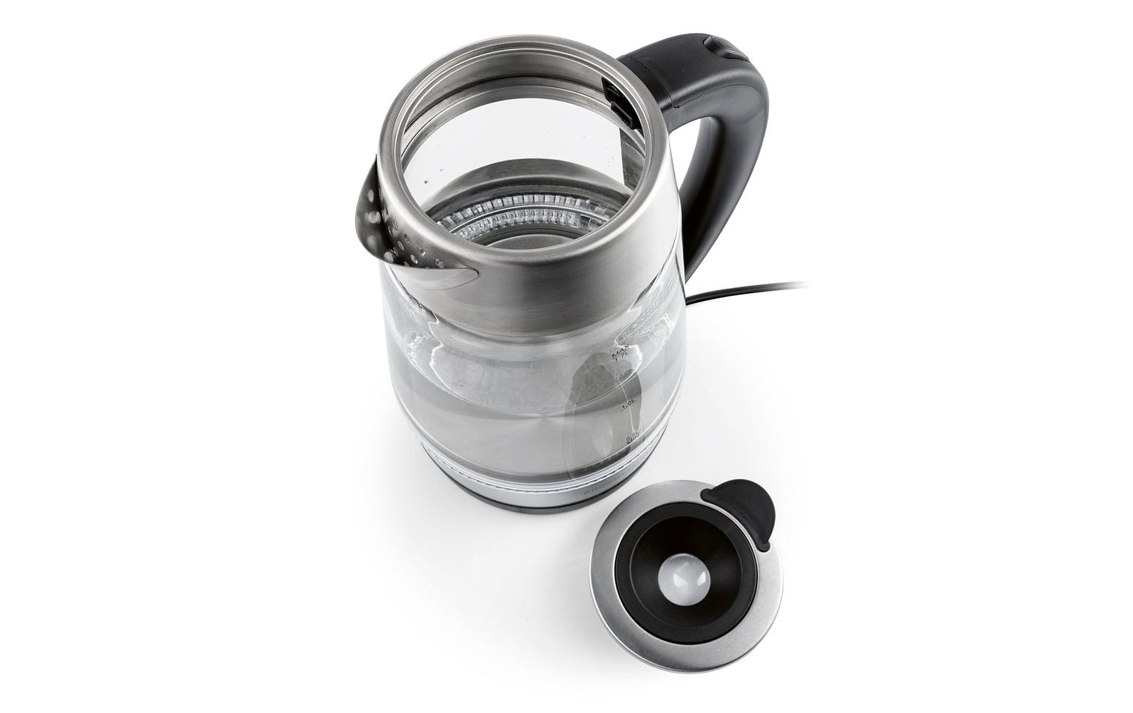 GOURMETmaxx Wasserkocher 2200 W 1.7 l, Transparent