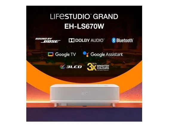 Epson Ultrakurzdistanzprojektor Lifestudio Grand EH-LS670W Epson Ultrakurzdistanzprojektor Lifestudio Grand EH-LS670W
