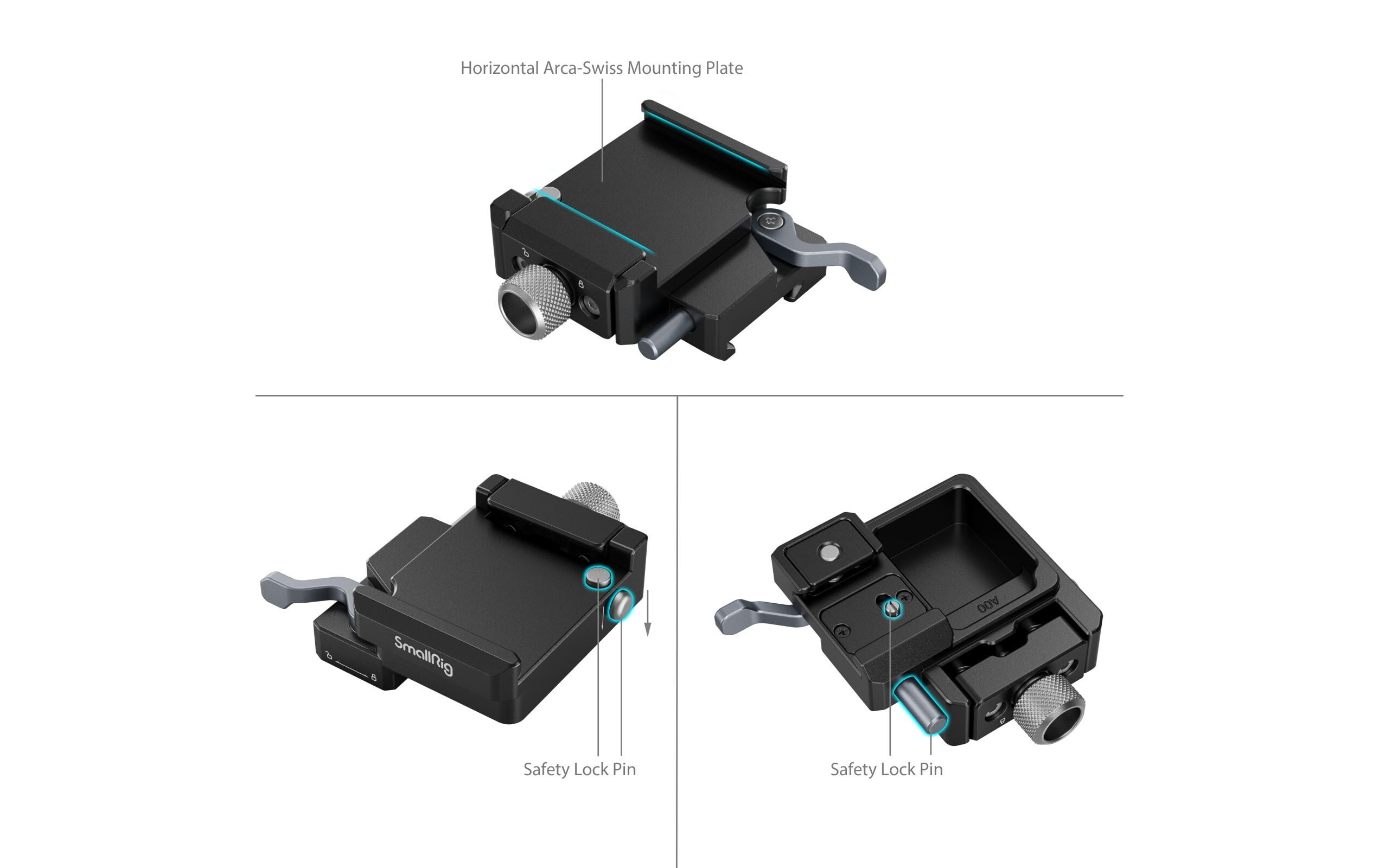 Smallrig Adapter Arca-Swiss Mount Plate
