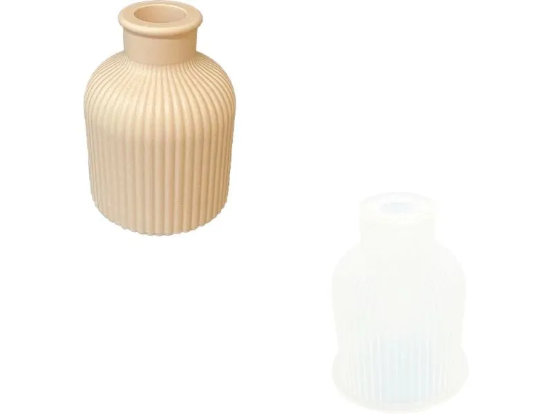 Jesmonite Giessform Vase, Ø 7 cm x 9 cm Jesmonite Giessform Vase, Ø 7 cm x 9 cm