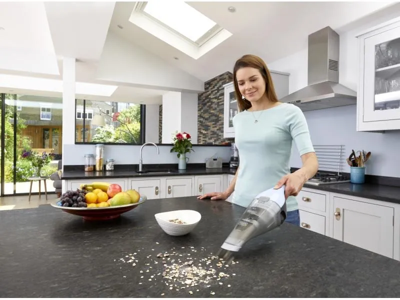 BLACK+DECKER Akku-Handsauger Dustbuster Blau/Grau BLACK+DECKER Akku-Handsauger Dustbuster Blau/Grau