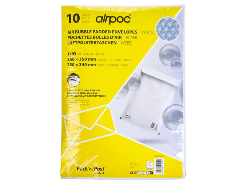 Office Focus Luftpolstertasche Office Focus 240 x 340 mm, 10 Stück Office Focus Luftpolstertasche Office Focus 240 x 340 mm, 10 Stück