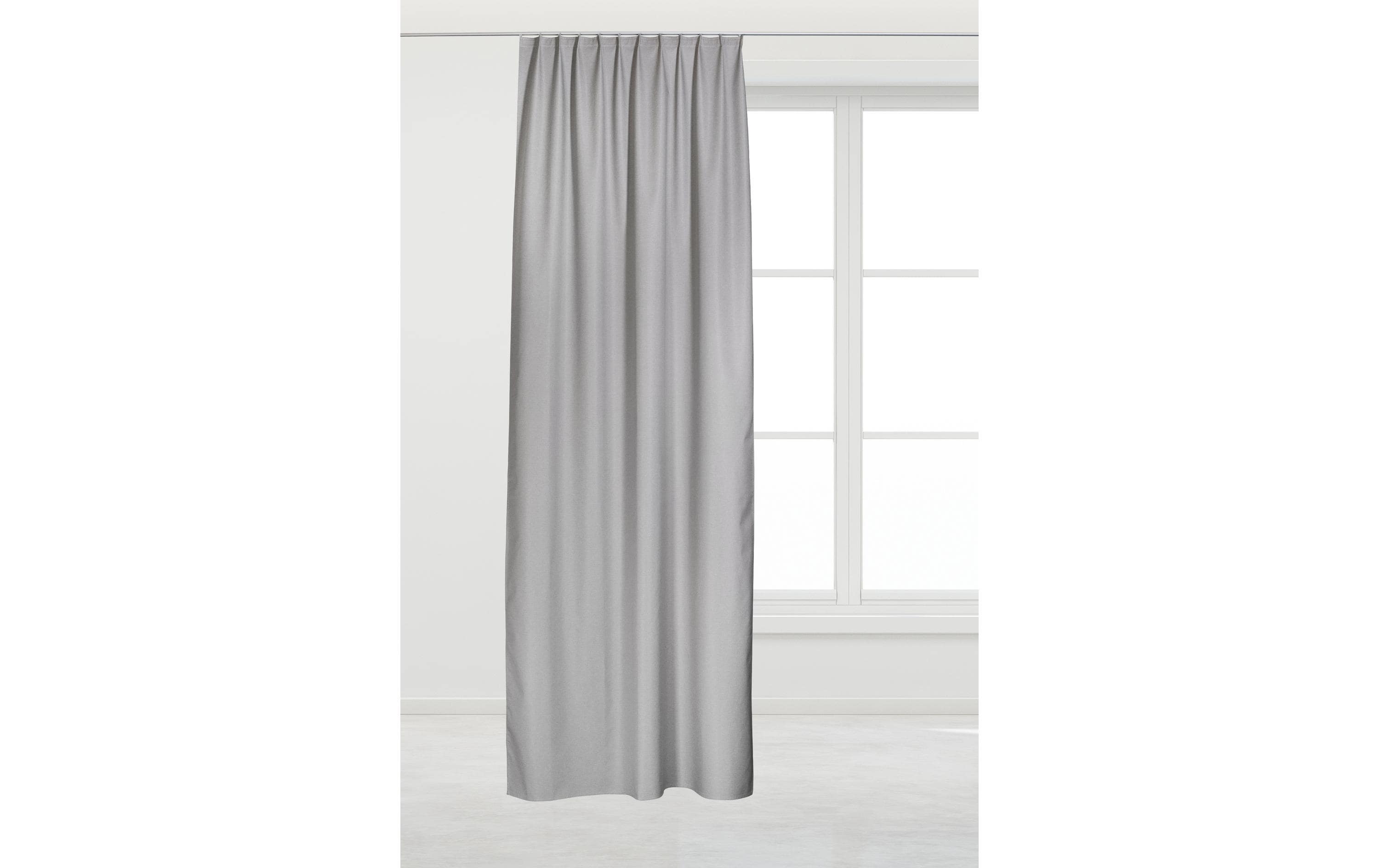 Casa Leon Verdunklungsvorhang mit Faltenband Dark 135 cmx245 cm,Taupe