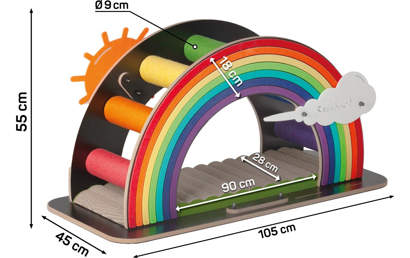 CanadianCat Katzenspielplatz Rainbow Mehrfarbig CanadianCat Katzenspielplatz Rainbow Mehrfarbig