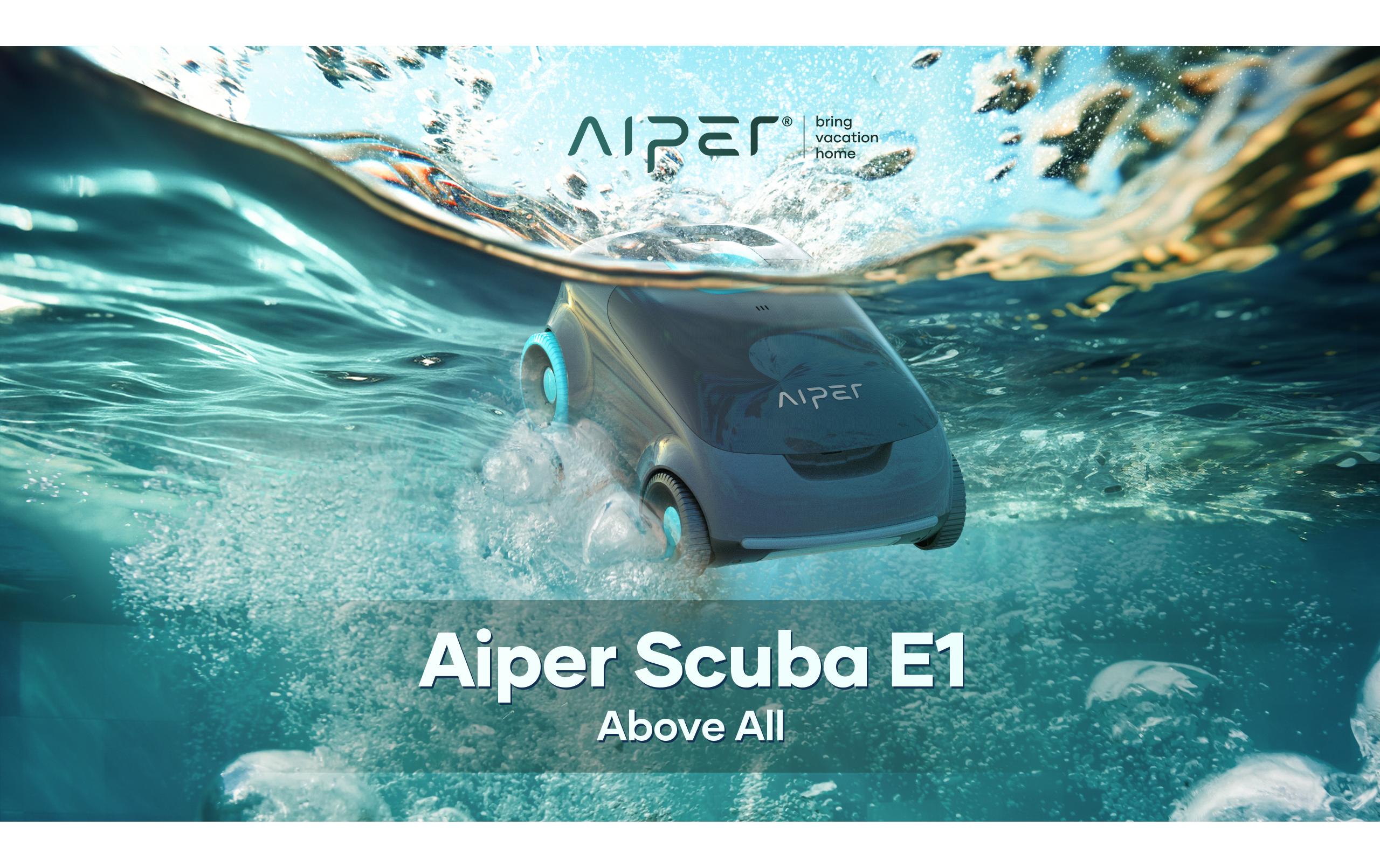 Aiper Poolreinigungs-Roboter Scuba E1 Schwarz