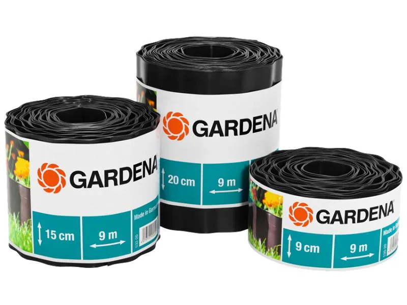 GARDENA Beeteinfassung Rolle 15 cm hoch, 9 m lang braun