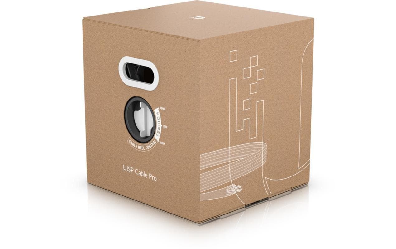 Ubiquiti Verlegekabel UISP-CABLE-PRO Cat 5e, FTP, 305 m, Schwarz Ubiquiti Verlegekabel UISP-CABLE-PRO Cat 5e, FTP, 305 m, Schwarz