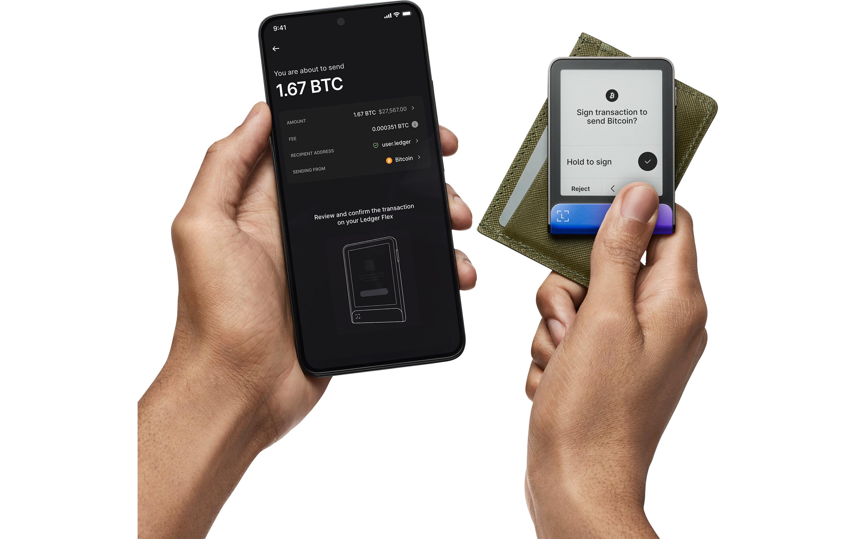 Ledger Flex Neptune Blue