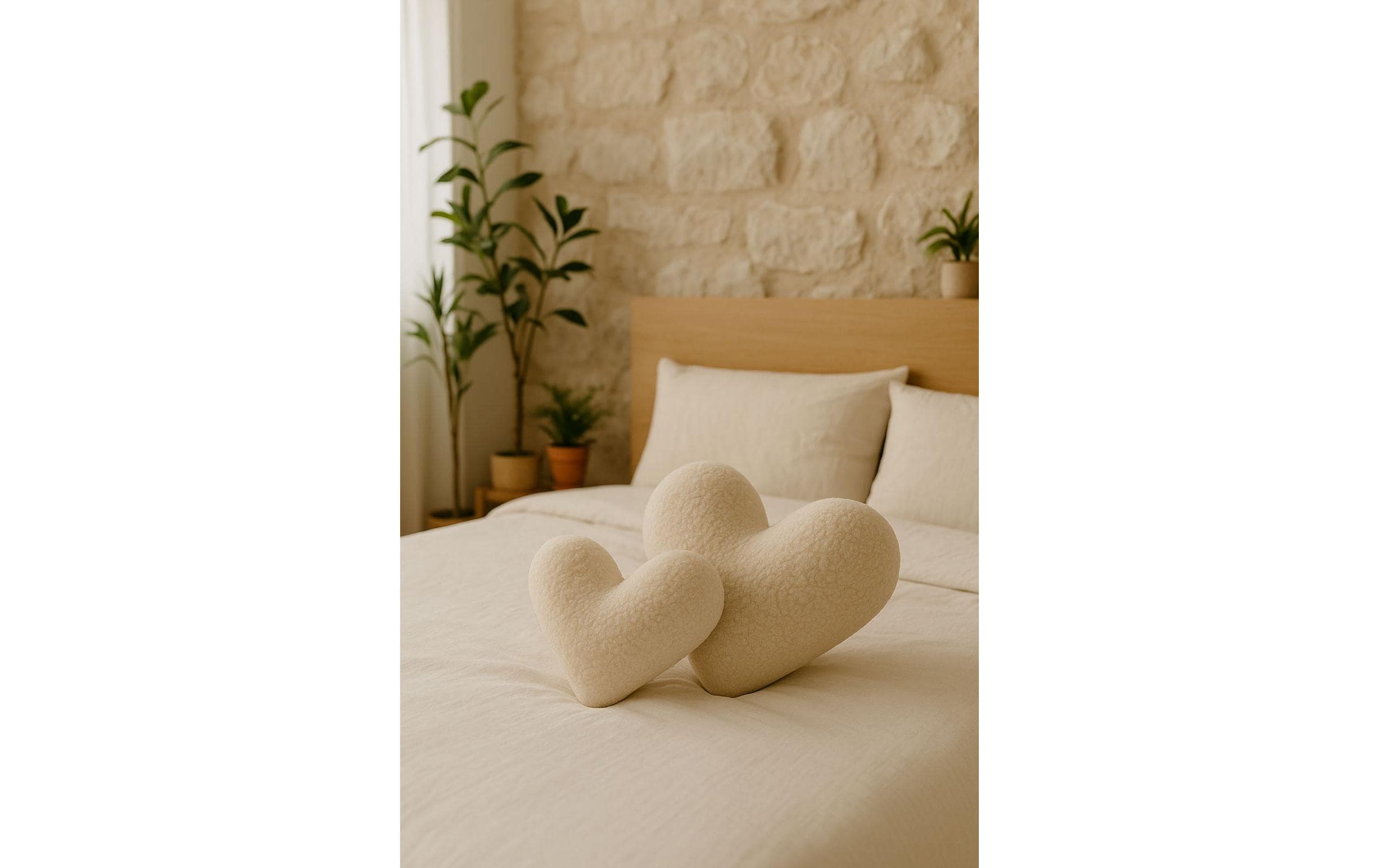 Conceptum Hypnose Kissen Herz 42 x 45 cm, Beige