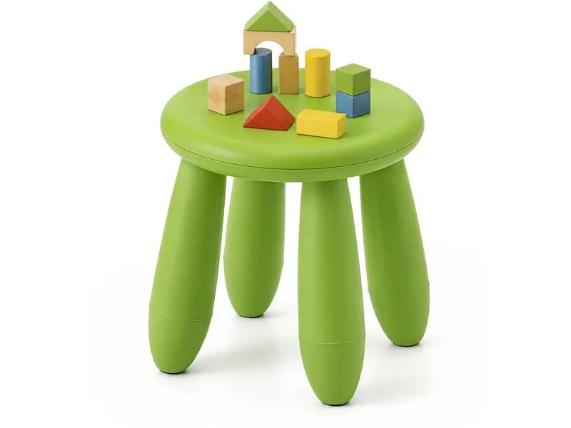 relaxdays Kindersitzhocker Grün