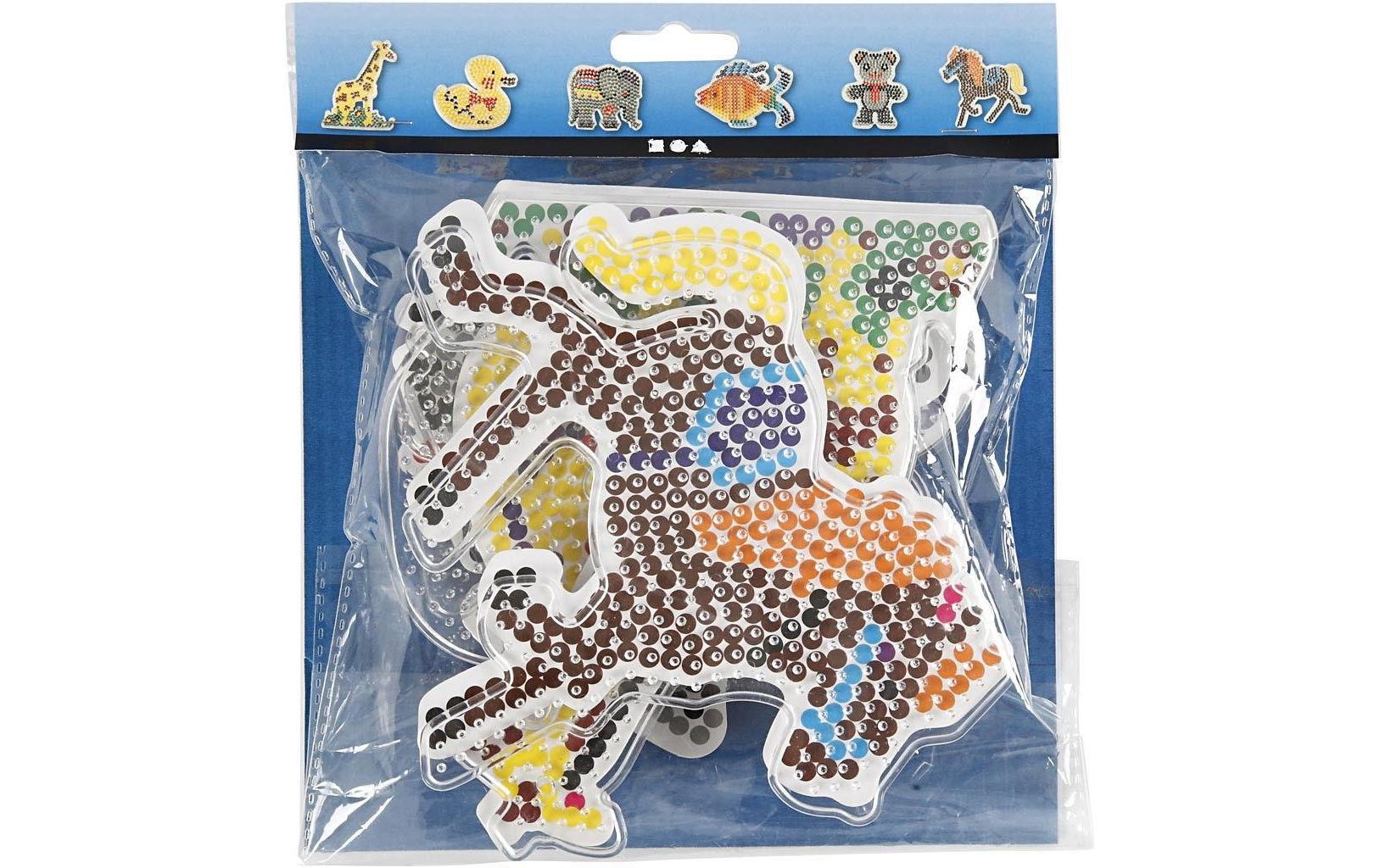 Creativ Company Bügelperlen Platten Set Transparent