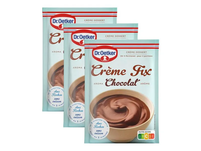 Dr.Oetker Crème Fix Chocolat 3 x 113 g Dr.Oetker Crème Fix Chocolat 3 x 113 g