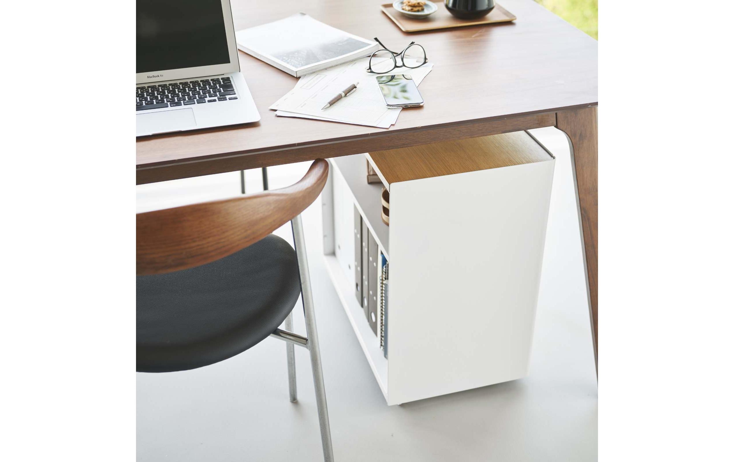 Yamazaki Servierwagen Tower 60.3 x 59 cm, Weiss