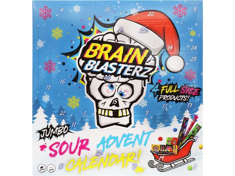 Brain Blasterz Adventskalender Jumbo 306 g Brain Blasterz Adventskalender Jumbo 306 g